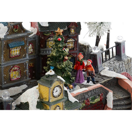 Dekoration DKD Home Decor Bewegungsmelder LED Leicht Musikalisch Harz (45 x 28 x 24 cm)