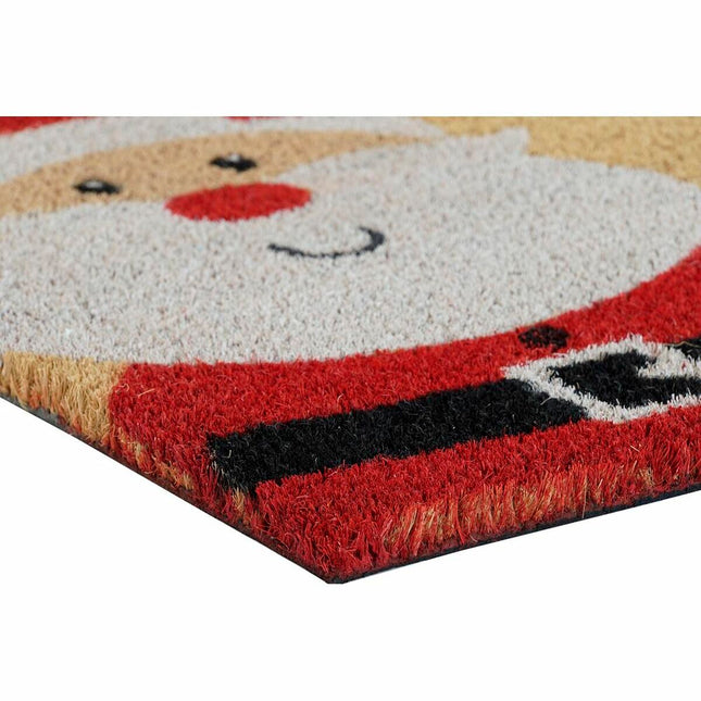 Fußmatte DKD Home Decor Weihnachten PVC Kokosnuss Faser (60 x 40 x 1,5 cm) (2 Stück)