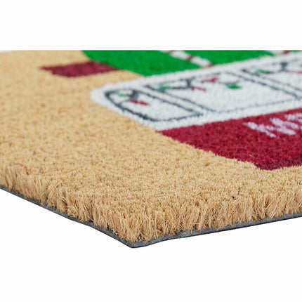Fußmatte DKD Home Decor Weihnachtsmann PVC Kokosnuss Faser (60 x 40 x 1,5 cm) (2 Stück)