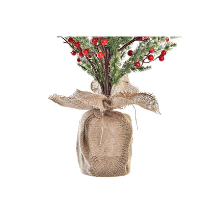 Weihnachtsbaum DKD Home Decor natürlich Rot grün PVC 90 cm Bälle (40 x 40 x 90 cm)