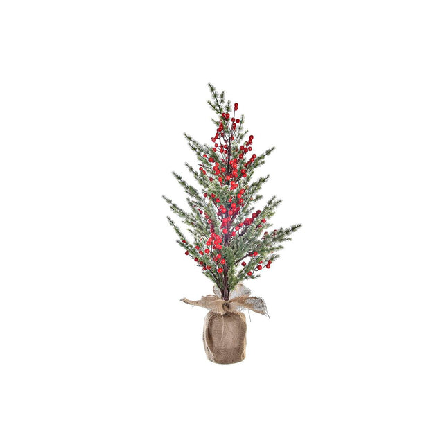 Weihnachtsbaum DKD Home Decor natürlich Rot grün PVC 90 cm Bälle (40 x 40 x 90 cm)
