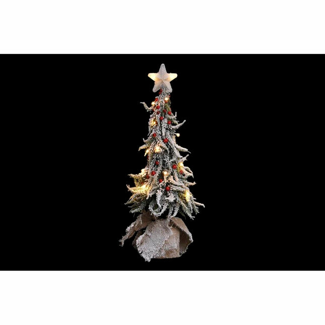 Weihnachtsbaum DKD Home Decor Rot Weiß grün PVC Verschneit 25 x 25 x 65 cm