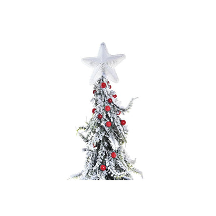Weihnachtsbaum DKD Home Decor Rot Weiß grün PVC Verschneit 25 x 25 x 65 cm