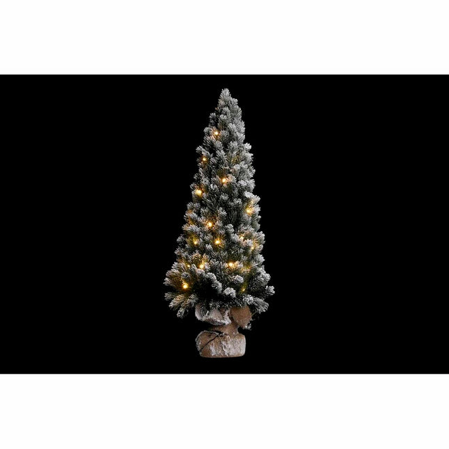 Weihnachtsbaum DKD Home Decor natürlich Weiß grün 70 cm PVC Verschneit (30 x 30 x 70 cm)