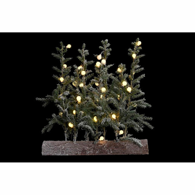 Weihnachtsbaum DKD Home Decor Braun Weiß grün PVC Verschneit (46 x 11 x 50 cm)