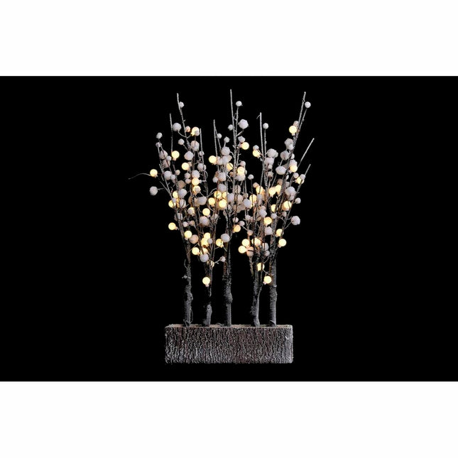 Weihnachtsbaum DKD Home Decor Braun Weiß 70 cm PVC (33 x 10 x 70 cm)