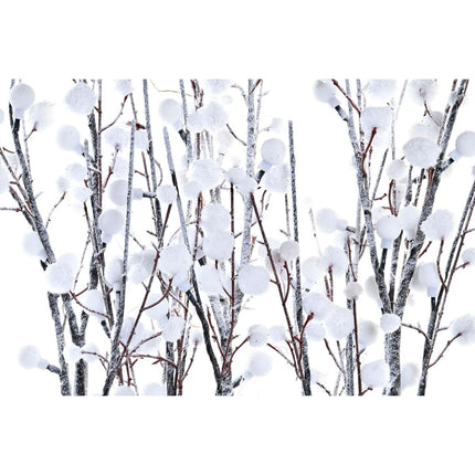 Weihnachtsbaum DKD Home Decor Braun Weiß 70 cm PVC (33 x 10 x 70 cm)