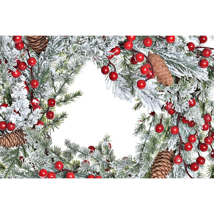 Dekoration DKD Home Decor PVC Verschneit (64 x 8 x 64 cm)