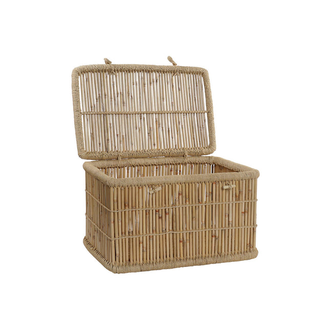 Truhensatz DKD Home Decor 74 x 46 x 46 cm Schnur Bambus