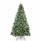 Weihnachtsbaum DKD Home Decor Metall grün PE (1 x 1 x 150 cm)