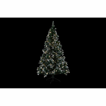 Weihnachtsbaum DKD Home Decor LED Leicht Metall Polyäthylen grün (130 x 130 x 218 cm)