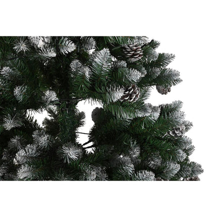 Weihnachtsbaum DKD Home Decor LED Leicht Metall Polyäthylen grün (130 x 130 x 218 cm)