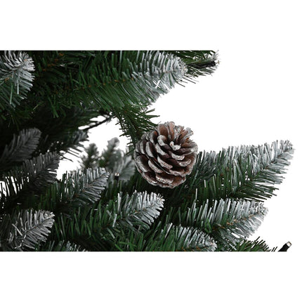 Weihnachtsbaum DKD Home Decor LED Leicht Metall Polyäthylen grün (130 x 130 x 218 cm)