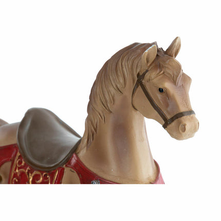 Weihnachtsschmuck DKD Home Decor Pferd Harz (34 x 10 x 32 cm)