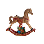 Weihnachtsschmuck DKD Home Decor Pferd Harz (34 x 10 x 32 cm)