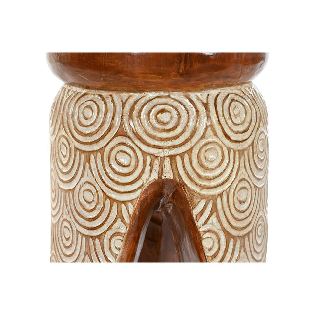 Beistelltisch DKD Home Decor natürlich Weiß Albassia-Holz (29 x 29 x 49 cm) (30 x 30 x 50 cm)