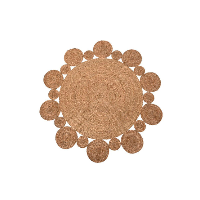 Teppich DKD Home Decor natürlich (150 x 150 x 1 cm)