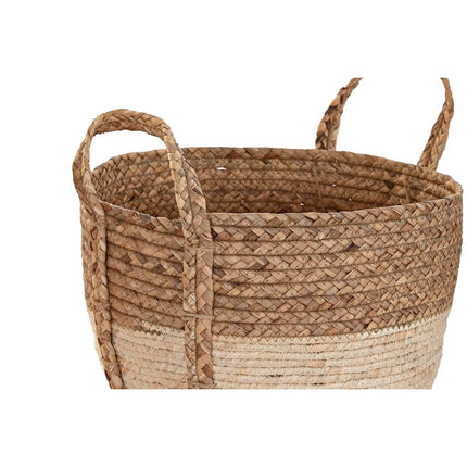Korb-Set DKD Home Decor Faser (38 x 38 x 33 cm)