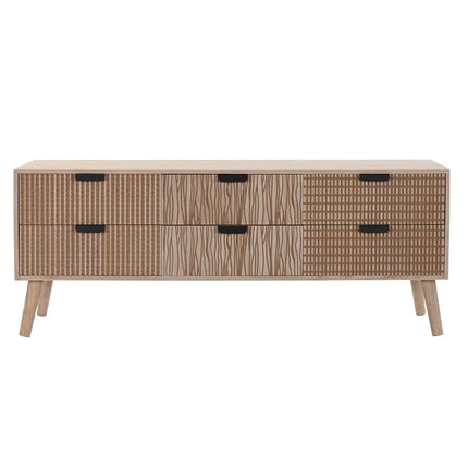TV-Möbel DKD Home Decor Tanne Braun Holz MDF 120 x 40 x 47 cm