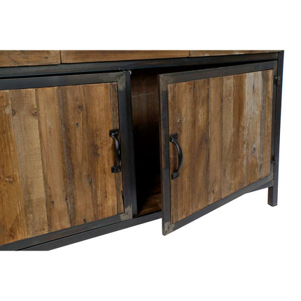 Displayständer DKD Home Decor Metall Recyceltes Holz (127 x 36 x 202 cm)