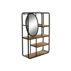 Regal DKD Home Decor 39,5 x 13,5 x 60 cm Metall Holz MDF
