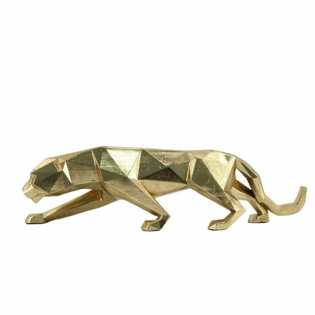 Deko-Figur DKD Home Decor 35,5 x 8 x 10 cm Gold Leopard