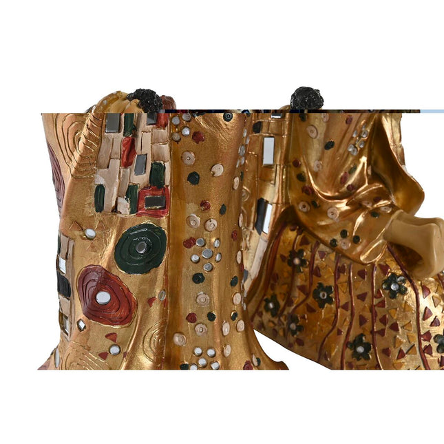 Deko-Figur DKD Home Decor 18 x 14 x 34,5 cm Gelb Ehepaar (2 Stück)