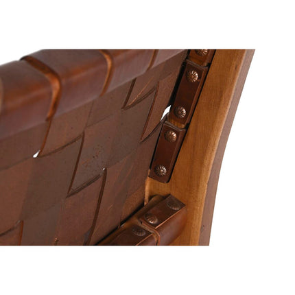 Hocker DKD Home Decor Teakholz Braun Haut (41 x 53 x 90 cm)