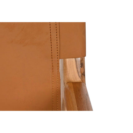 Stuhl DKD Home Decor Teakholz Camel Polyurethan Hellbraun (66 x 73 x 77 cm)