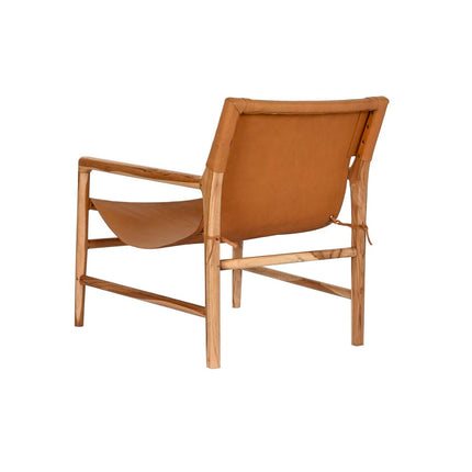 Stuhl DKD Home Decor Teakholz Camel Polyurethan Hellbraun (66 x 73 x 77 cm)