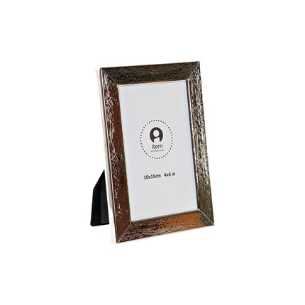 Fotorahmen DKD Home Decor 12 x 2 x 17 cm Silberfarben Metall