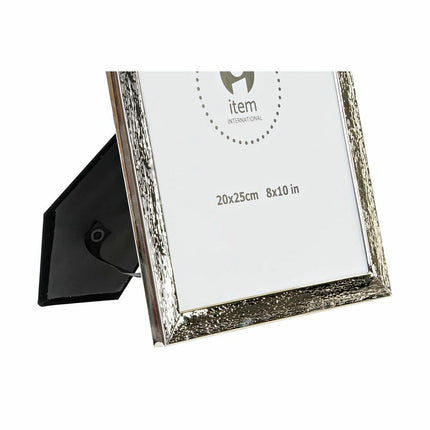 Fotorahmen DKD Home Decor 22 x 2 x 27 cm Silberfarben Metall