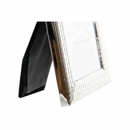 Fotorahmen DKD Home Decor 12 x 2 x 17 cm Silberfarben Metall Shabby Chic