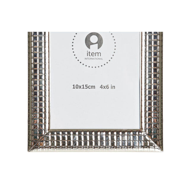 Fotorahmen DKD Home Decor 12 x 2 x 17 cm Silberfarben Metall Shabby Chic