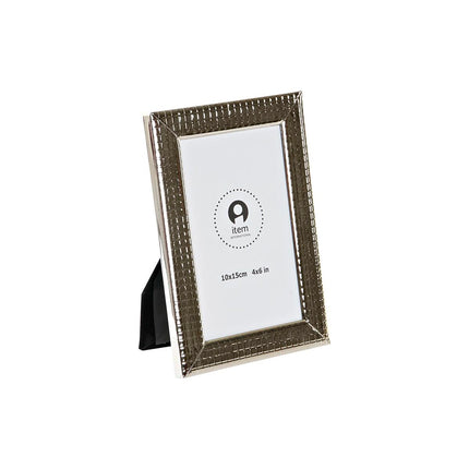 Fotorahmen DKD Home Decor 12 x 2 x 17 cm Silberfarben Metall Shabby Chic