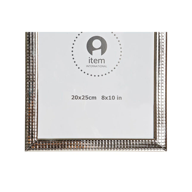 Fotorahmen DKD Home Decor 22 x 2 x 27 cm Silberfarben Metall Shabby Chic