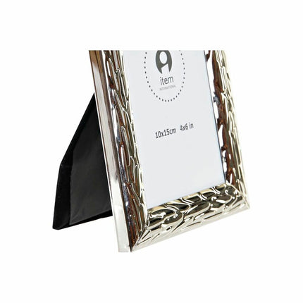 Fotorahmen DKD Home Decor 12 x 2 x 17 cm Silberfarben Metall
