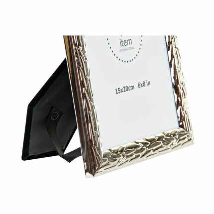 Fotorahmen DKD Home Decor 17 x 2 x 22 cm Silberfarben Metall