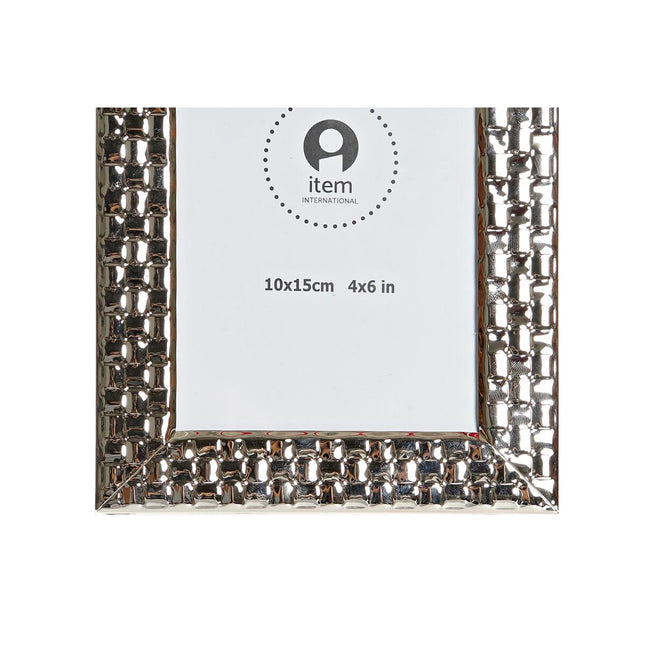 Fotorahmen DKD Home Decor 13,5 x 2 x 18,5 cm Silberfarben Metall Shabby Chic
