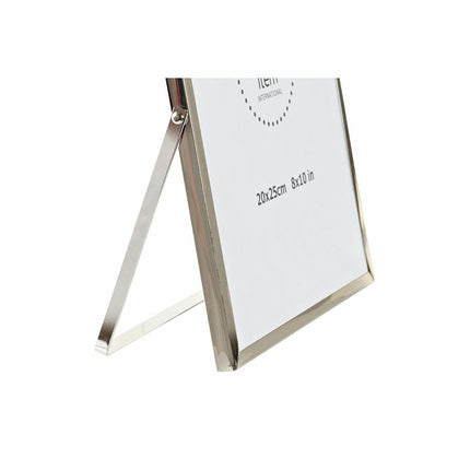 Fotorahmen DKD Home Decor 21 x 2 x 26 cm Silberfarben Metall