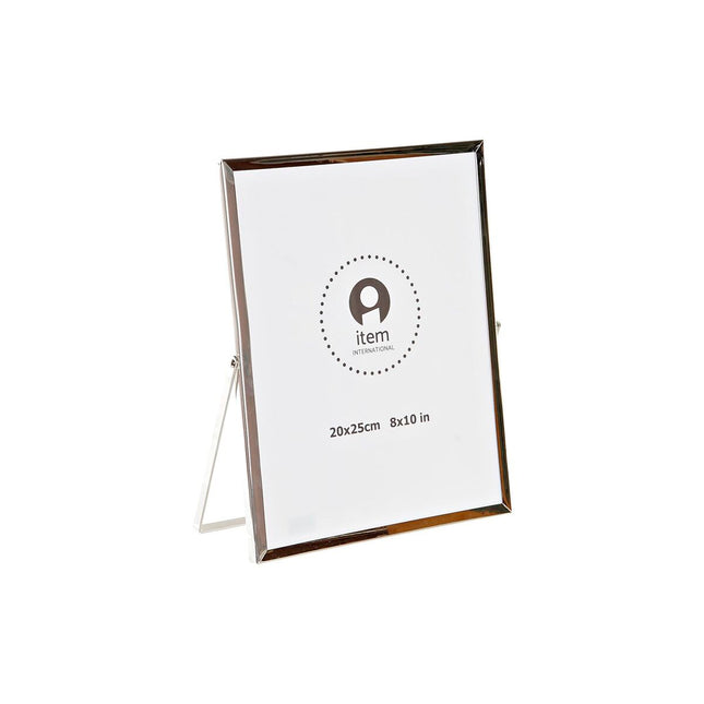Fotorahmen DKD Home Decor 21 x 2 x 26 cm Silberfarben Metall