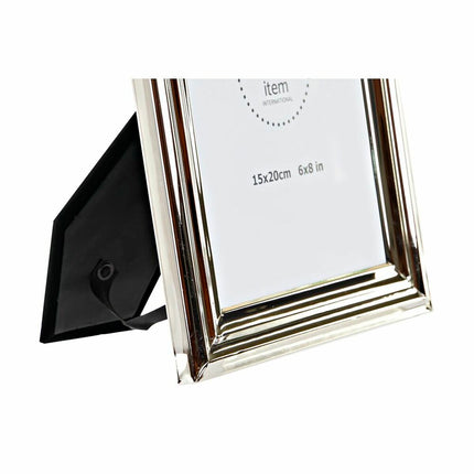 Fotorahmen DKD Home Decor Silberfarben Metall 20 x 2 x 25 cm