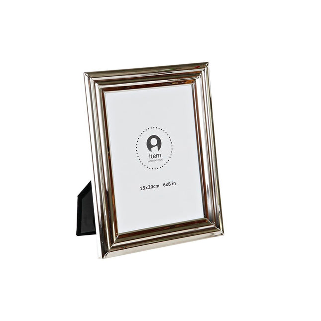 Fotorahmen DKD Home Decor Silberfarben Metall 20 x 2 x 25 cm