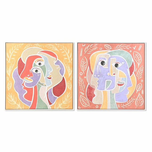 Bild DKD Home Decor 83 x 4 x 83 cm abstrakt Urban (2 Stück)