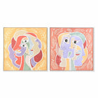 Bild DKD Home Decor 83 x 4 x 83 cm abstrakt Urban (2 Stück)