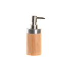 Badezimmer Set DKD Home Decor natürlich Silberfarben Bambus PP (2 Stücke) (7 x 7 x 17 cm)