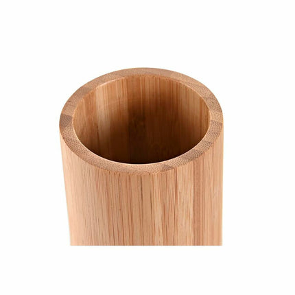 Zahnbürstenhalter DKD Home Decor natürlich Bambus (7 x 7 x 11 cm)