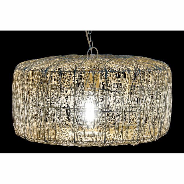 Deckenlampe DKD Home Decor Silberfarben Silber 50 W (46 x 46 x 23 cm)