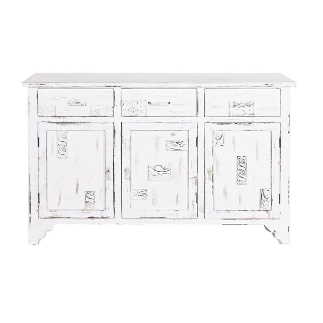 Anrichte DKD Home Decor Holz Weiß (112 x 38 x 71 cm)