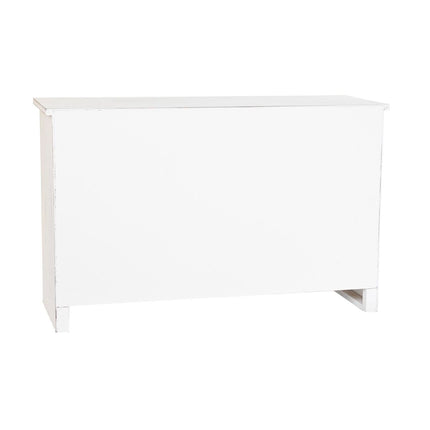 Anrichte DKD Home Decor Holz Weiß (112 x 38 x 71 cm)